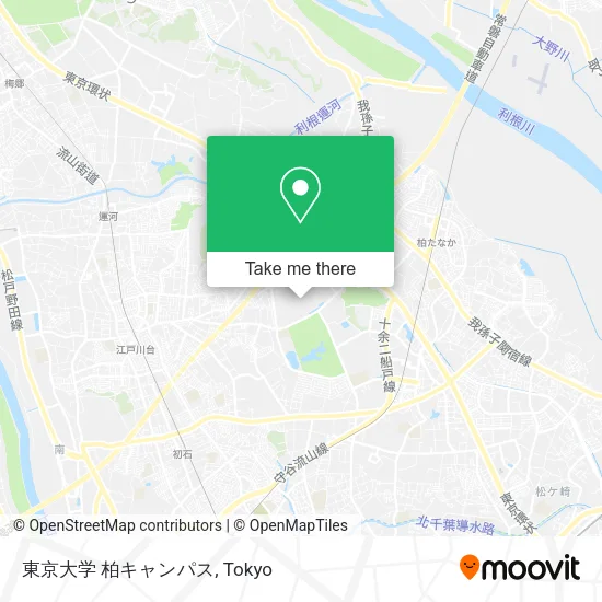 東京大学 柏キャンパス map