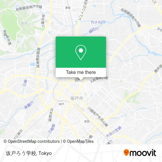 坂戸ろう学校 map