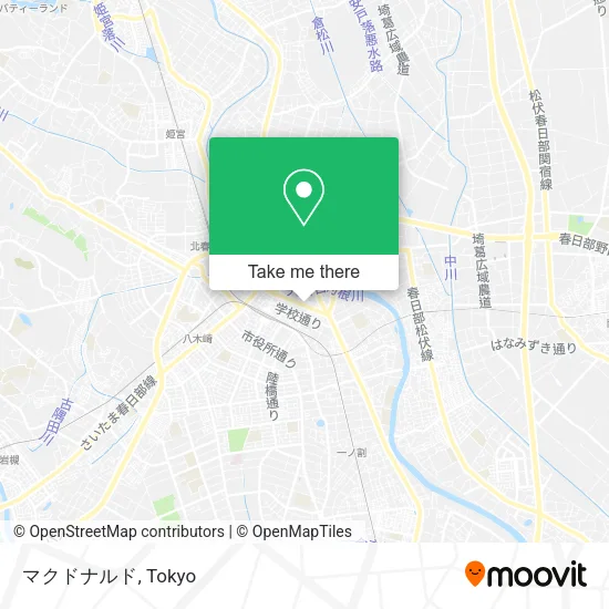 マクドナルド map