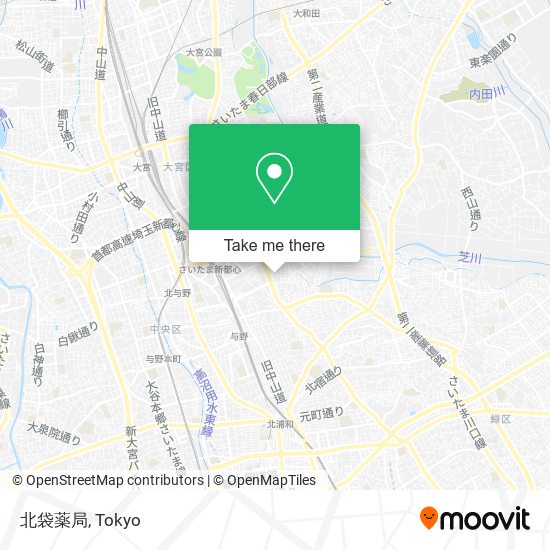 北袋薬局 map