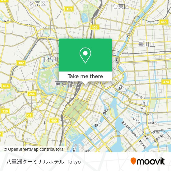 八重洲ターミナルホテル map