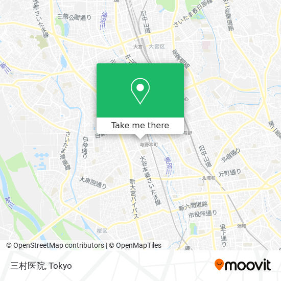 三村医院 map