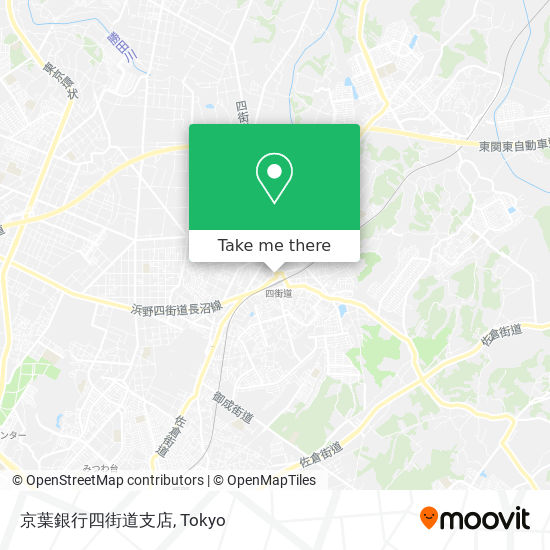 How To Get To 京葉銀行四街道支店 In 四街道市 By Metro Moovit