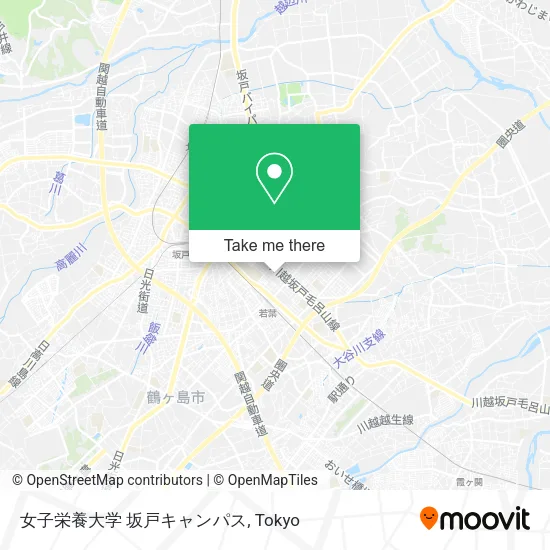 女子栄養大学 坂戸キャンパス map