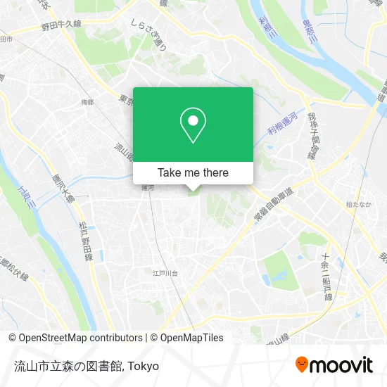 流山市立森の図書館 map