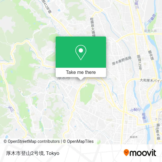 厚木市登山2号墳 map