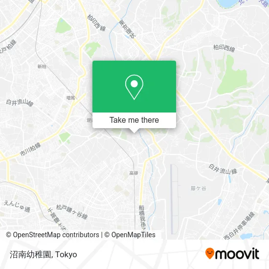 沼南幼稚園 map