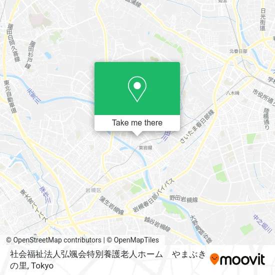 社会福祉法人弘颯会特別養護老人ホーム　やまぶきの里 map