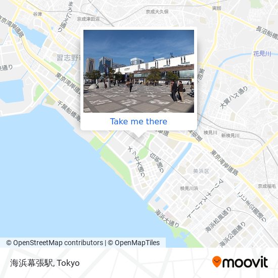 海浜幕張駅 map
