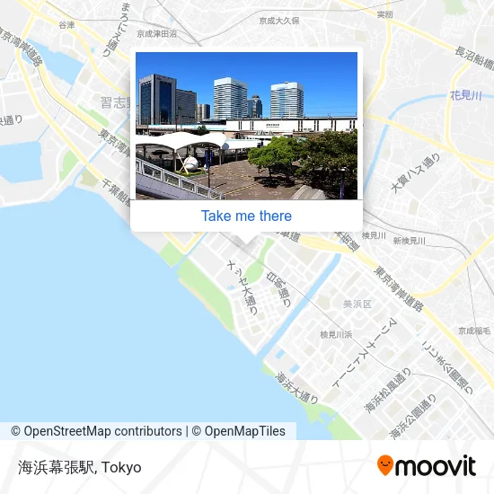 海浜幕張駅 map