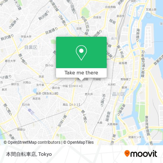 本間自転車店 map