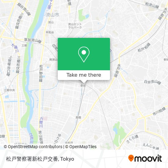 松戸警察署新松戸交番 map