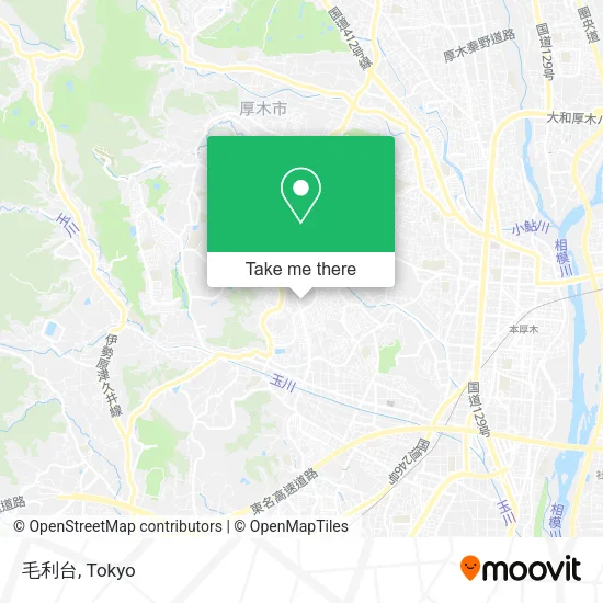 毛利台 map