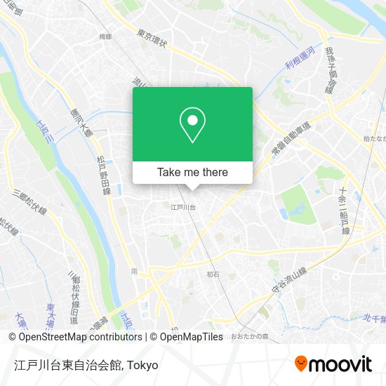 江戸川台東自治会館 map