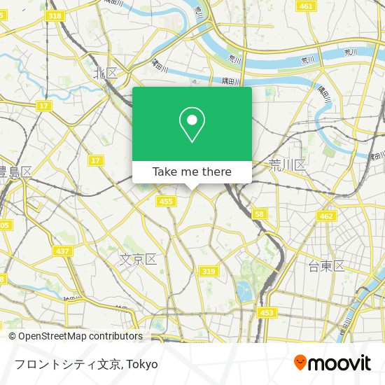 フロントシティ文京 map