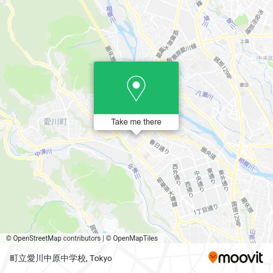 町立愛川中原中学校 map