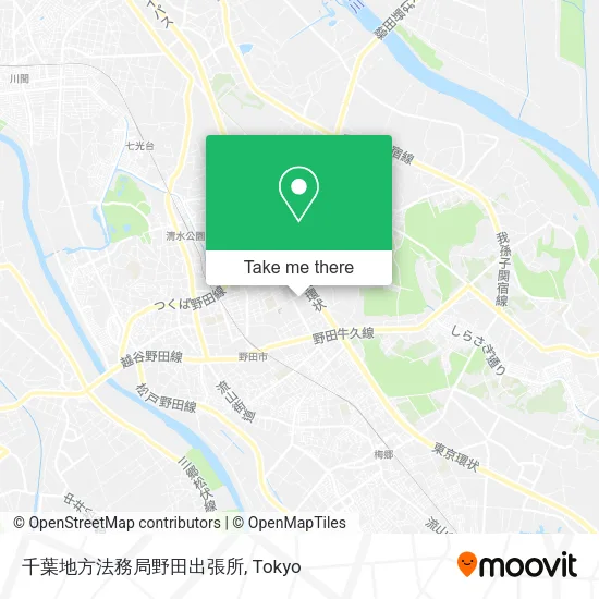 千葉地方法務局野田出張所 map