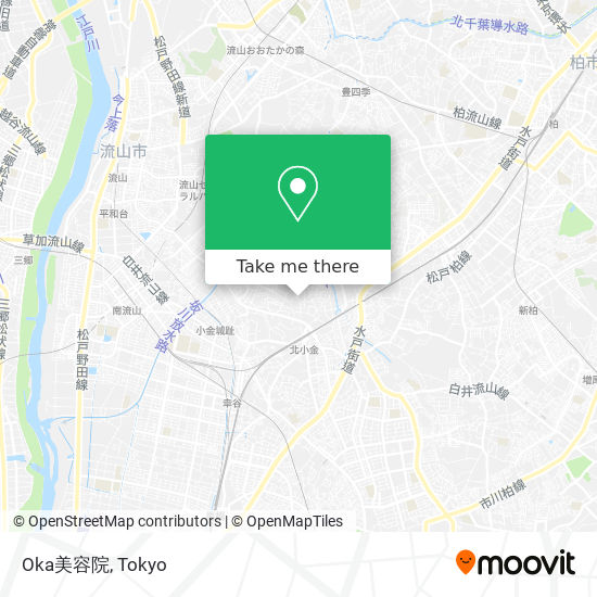 지하철 또는 버스 으로 松戸市 에서 Oka美容院 으로 가는법 Moovit