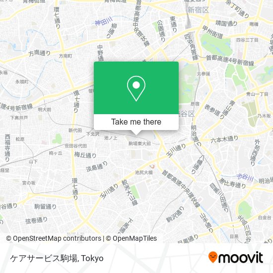 ケアサービス駒場 map