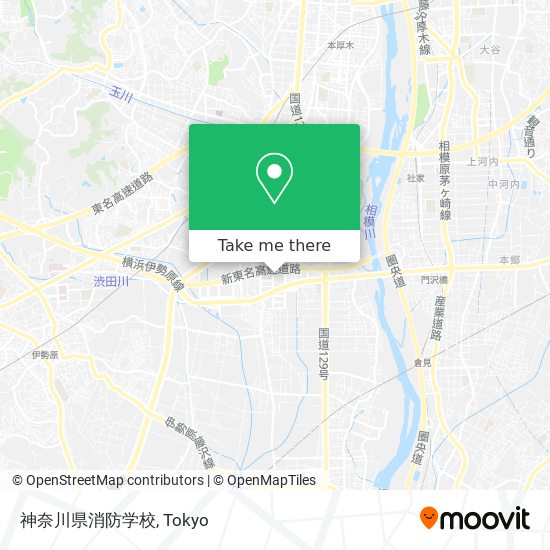 神奈川県消防学校 map