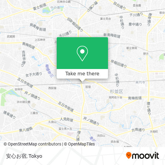 安心お宿 map