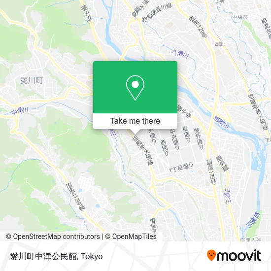 愛川町中津公民館 map