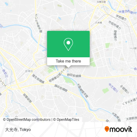 大光寺 map