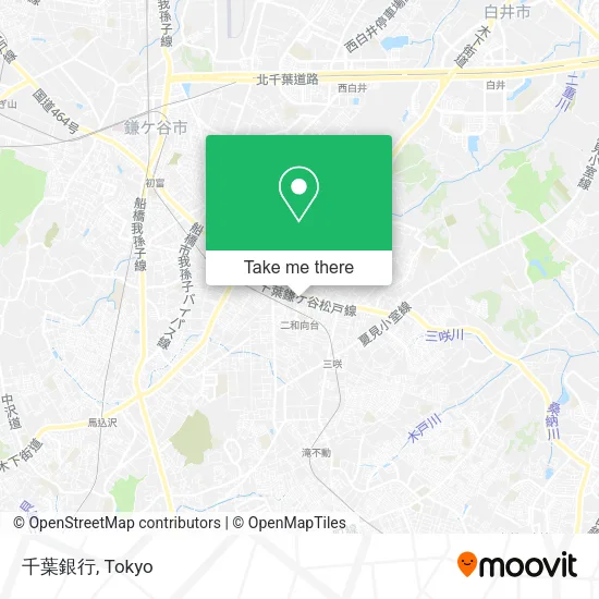 千葉銀行 map