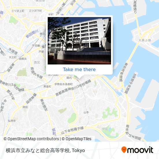 横浜市立みなと総合高等学校 map