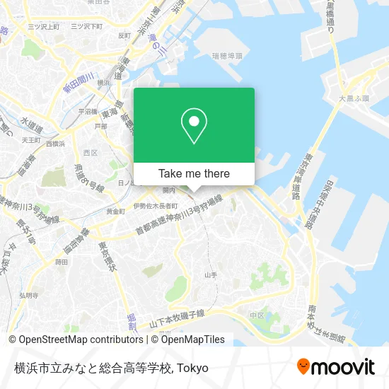 横浜市立みなと総合高等学校 map