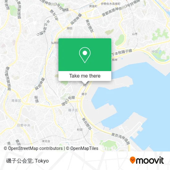磯子公会堂 map