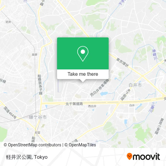 軽井沢公園 map