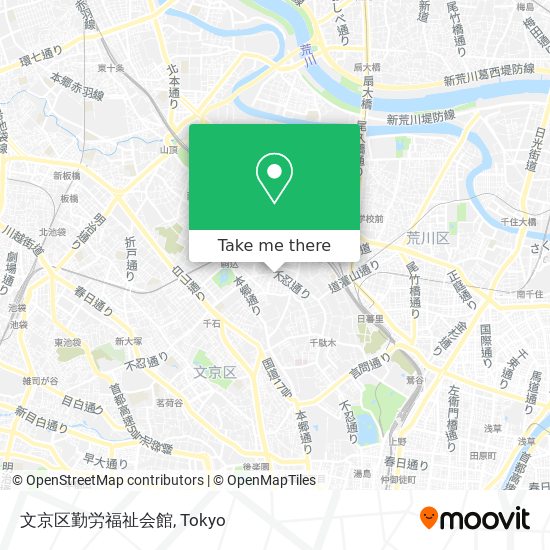 文京区勤労福祉会館 map