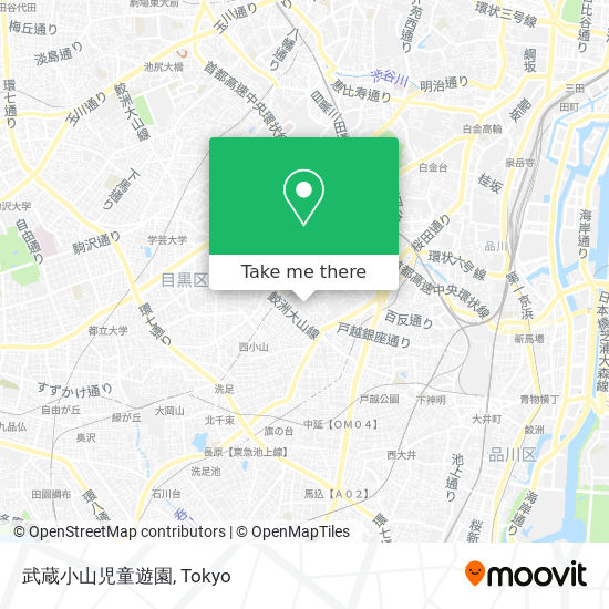 武蔵小山児童遊園 map