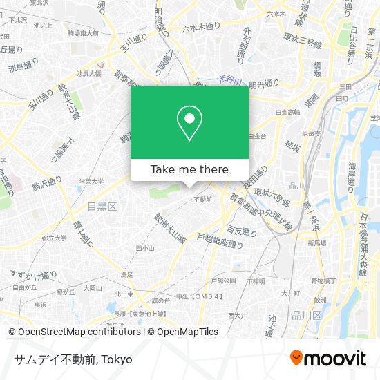 サムデイ不動前 map