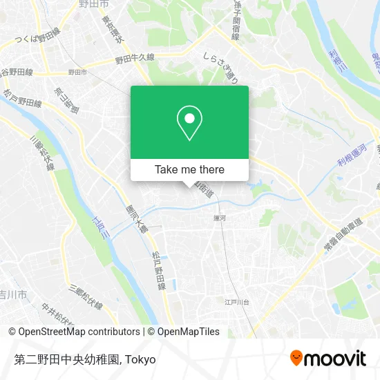 第二野田中央幼稚園 map