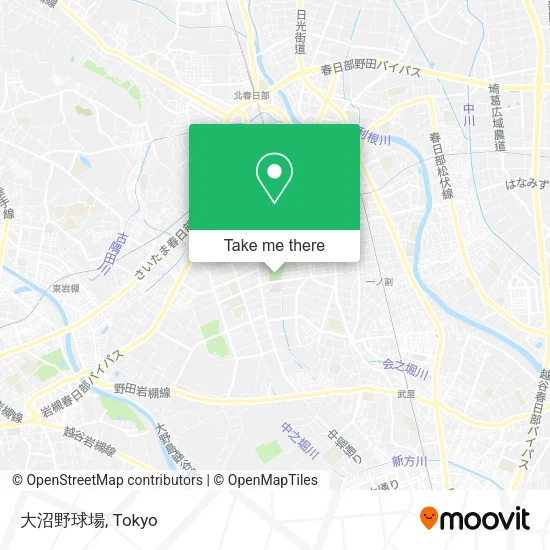 大沼野球場 map