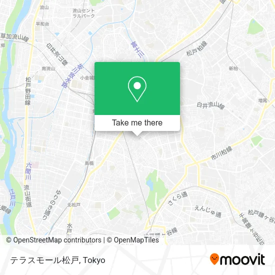 Terrace Mall Matsudo map
