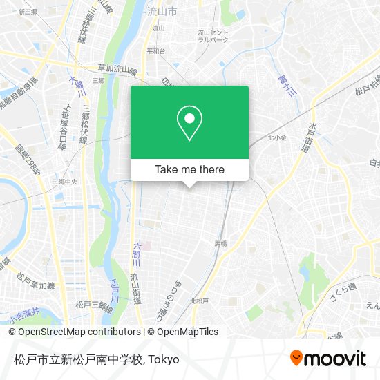 松戸市立新松戸南中学校 map