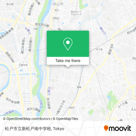 松戸市立新松戸南中学校 map