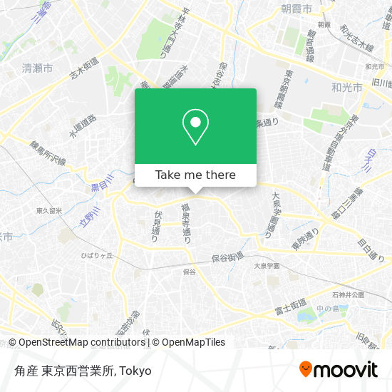 角産 東京西営業所 map