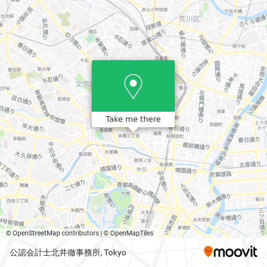 公認会計士北井徹事務所 map