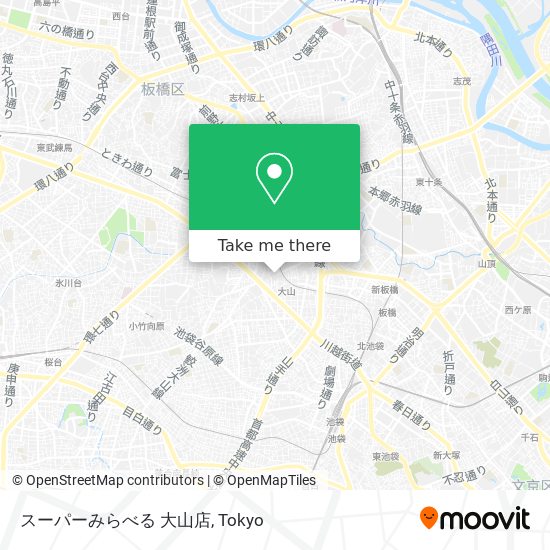 スーパーみらべる 大山店 map