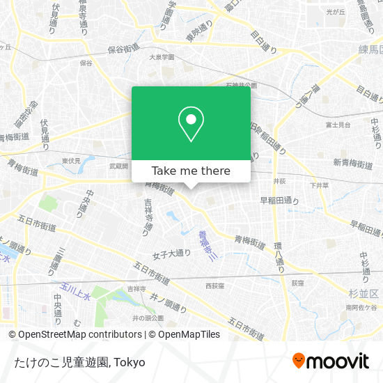 たけのこ児童遊園 map