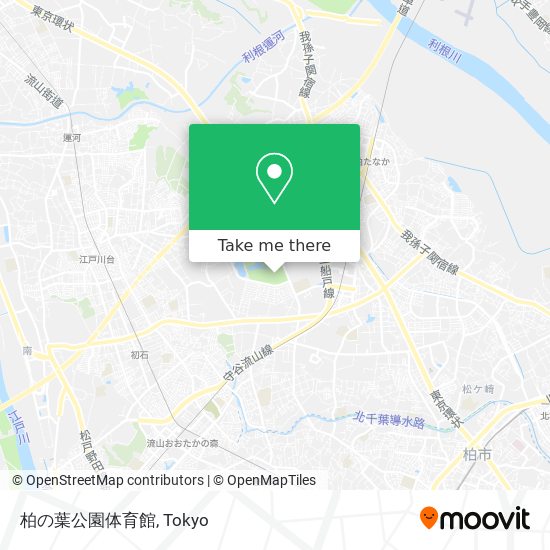 柏の葉公園体育館 map