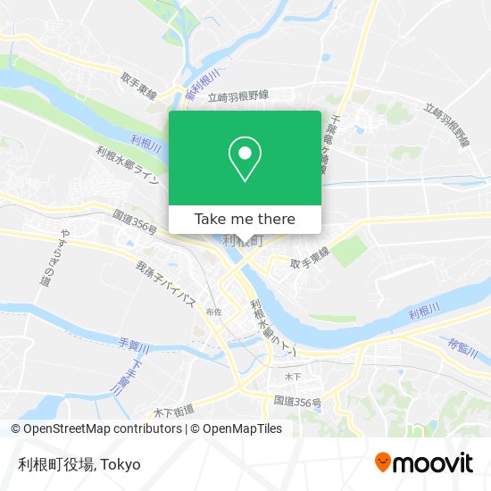 利根町役場 map