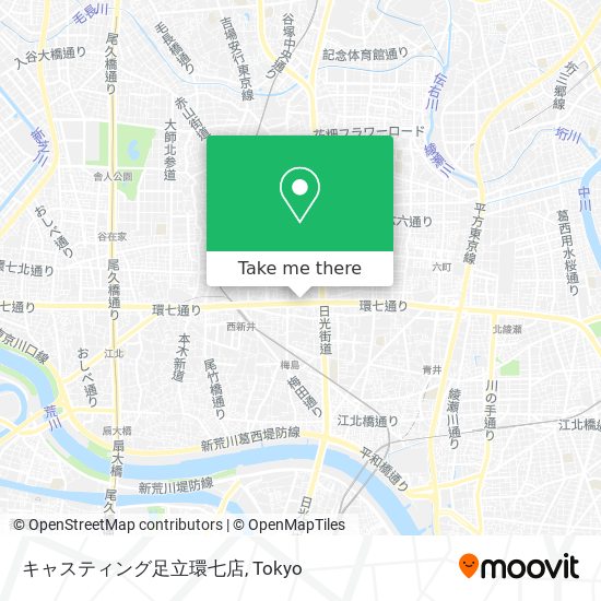 キャスティング足立環七店 map