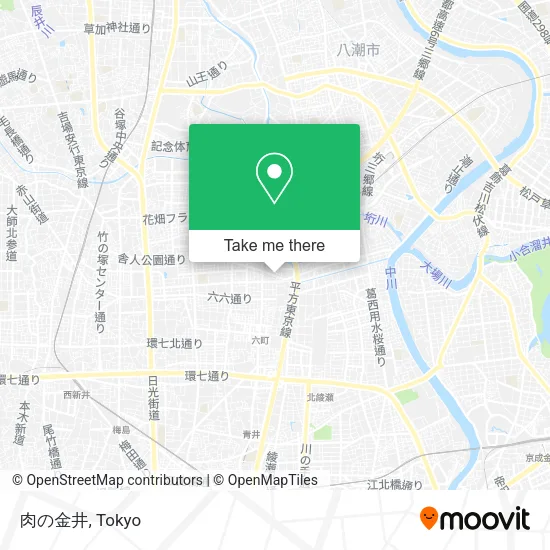 肉の金井 map