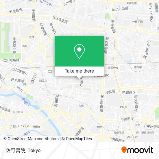 佐野書院 map