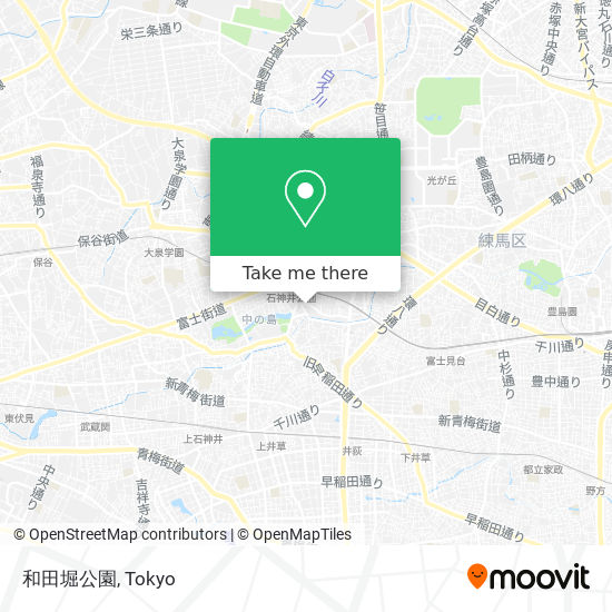 和田堀公園 map